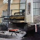 工厂在位出售一台齐齐哈尔两米数控立车，发那科td系统.